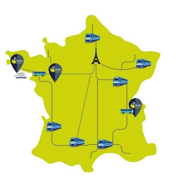 Carte France convoyage