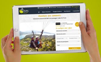 Réserver sa colonie de vacances sur tablette